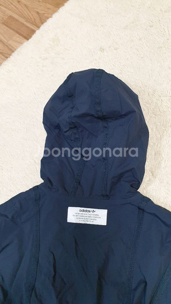 [여성55] 정품 아디다스 후드 경량점퍼 상태굿 무배--5
