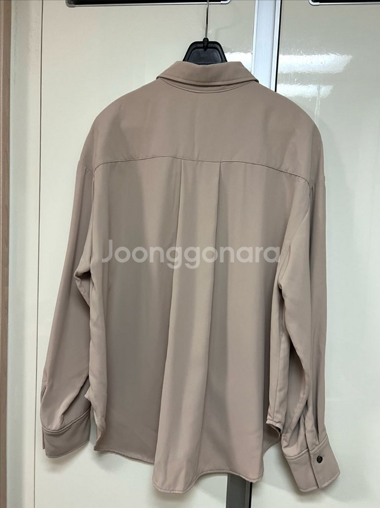 모한 MOHAN TOS CREPE TUCK SHIRT 크레이프 턱 셔츠 핀턱 플리츠 블라우스 베이지--7