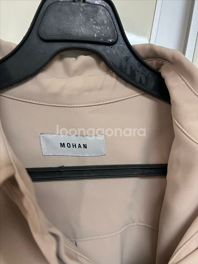 모한 MOHAN TOS CREPE TUCK SHIRT 크레이프 턱 셔츠 핀턱 플리츠 블라우스 베이지--8