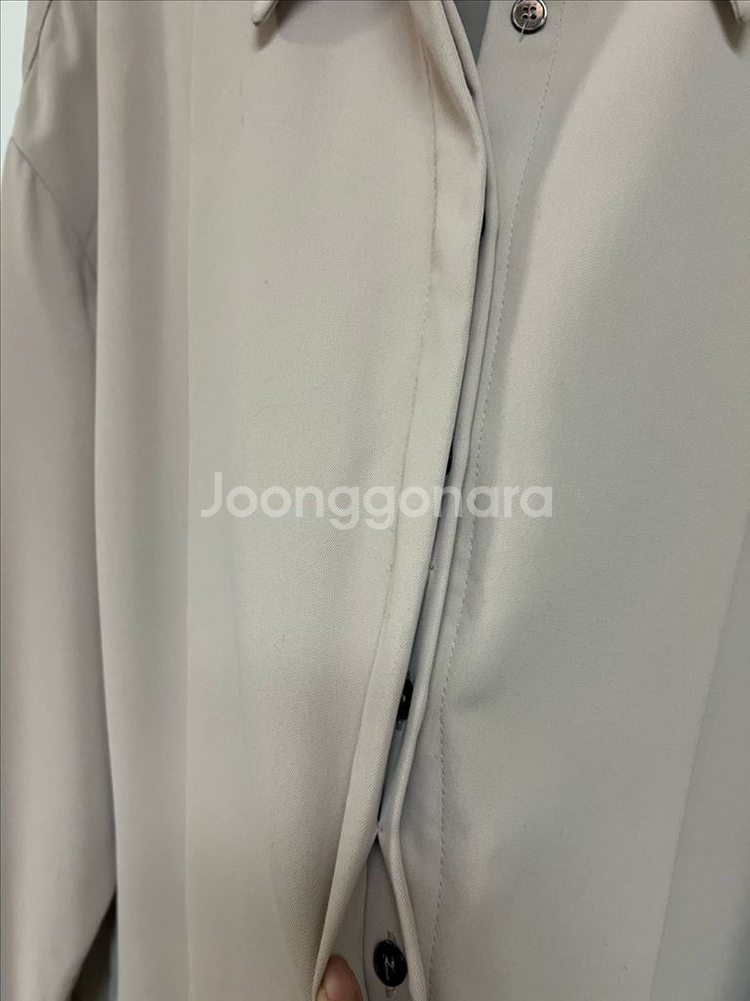 모한 MOHAN TOS CREPE TUCK SHIRT 크레이프 턱 셔츠 핀턱 플리츠 블라우스 베이지--15