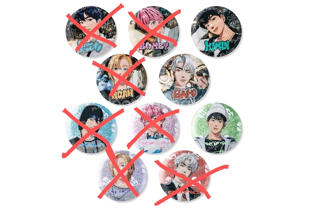 플레이브 카쿠렌보 캔뱃지--0