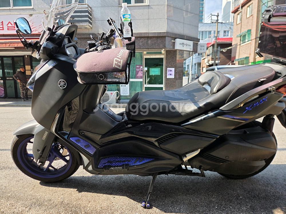 야마하 xmax300 24년식 블루휠 스쿠터--1
