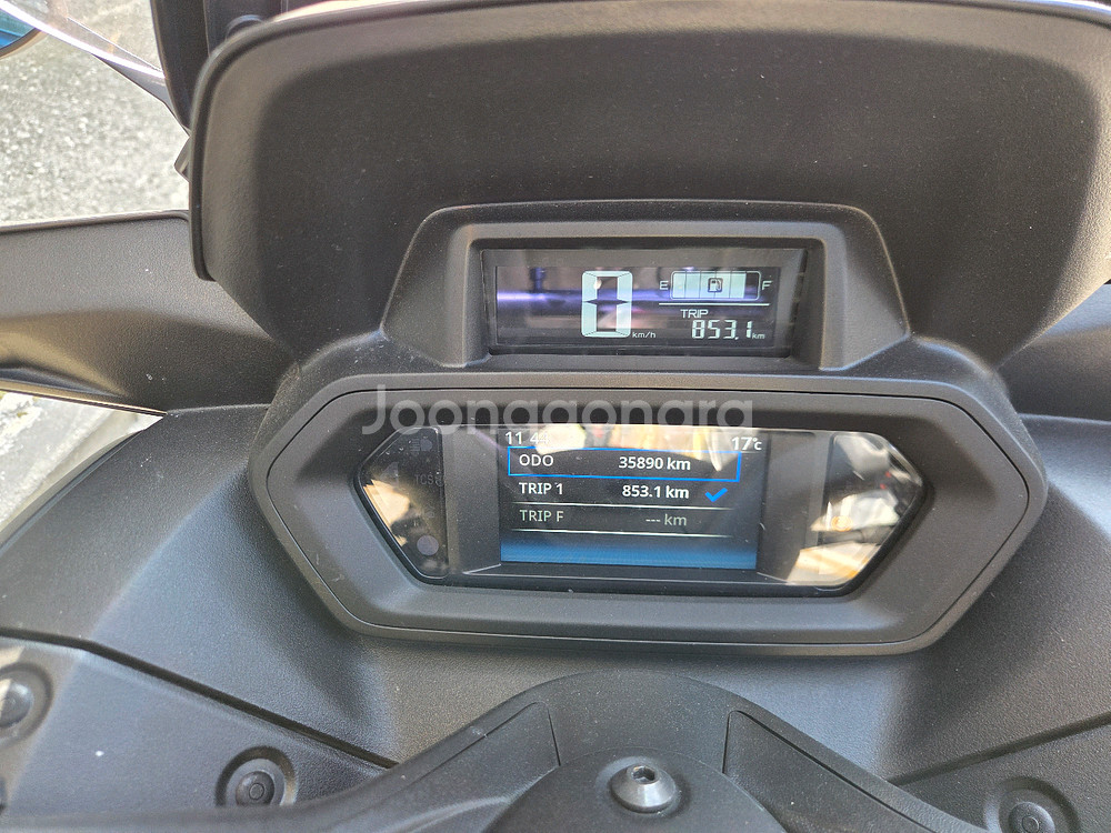 야마하 xmax300 24년식 블루휠 스쿠터--2