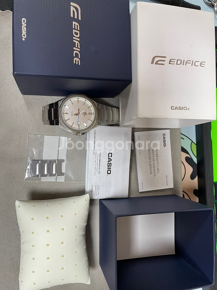 카시오 에디피스 EFB-108D-7AV 에틸러스 카시오크 쿼츠 시계 판매합니다.--1