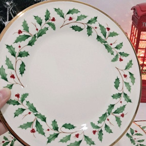 레녹스 홀리데이 샐러드접시 새상품