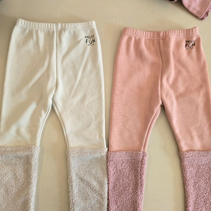 디어베이비 기모 레깅스120사이즈 2벌 세트