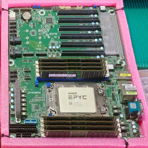 64코어 EPYC 7T83 + 딥러닝 서버 메인보드 + 8x (DDR4 16GB ECC REG) 이미지