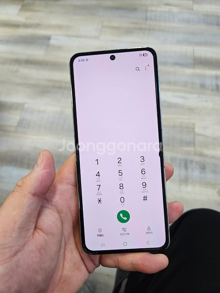 실사진 삼성 갤럭시Z플립5 판매 중고폰 F731--7