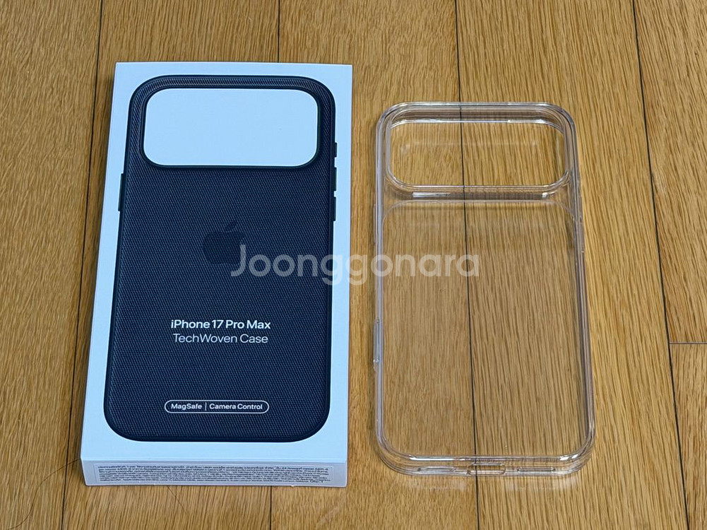 아이폰 17 프로 맥스 정품 테크우븐 케이스 블랙 + 증정품--1