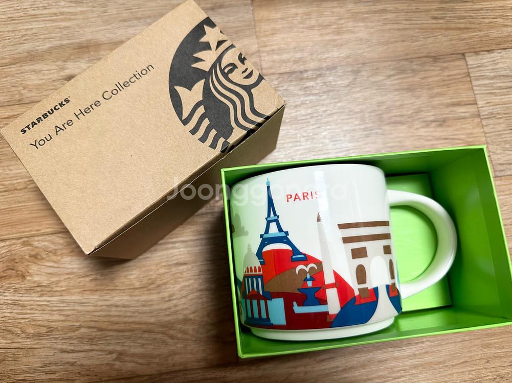 스타벅스 유아히어 프랑스 파리 시티컵(새제품)--0