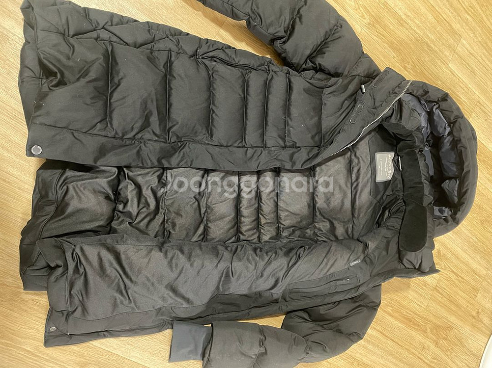 여성용 디스커버리 롱패딩 블랙--4