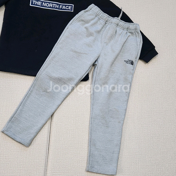 노스페이스 140 기모상하+춘추맨투맨--4