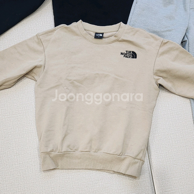 노스페이스 140 기모상하+춘추맨투맨--7