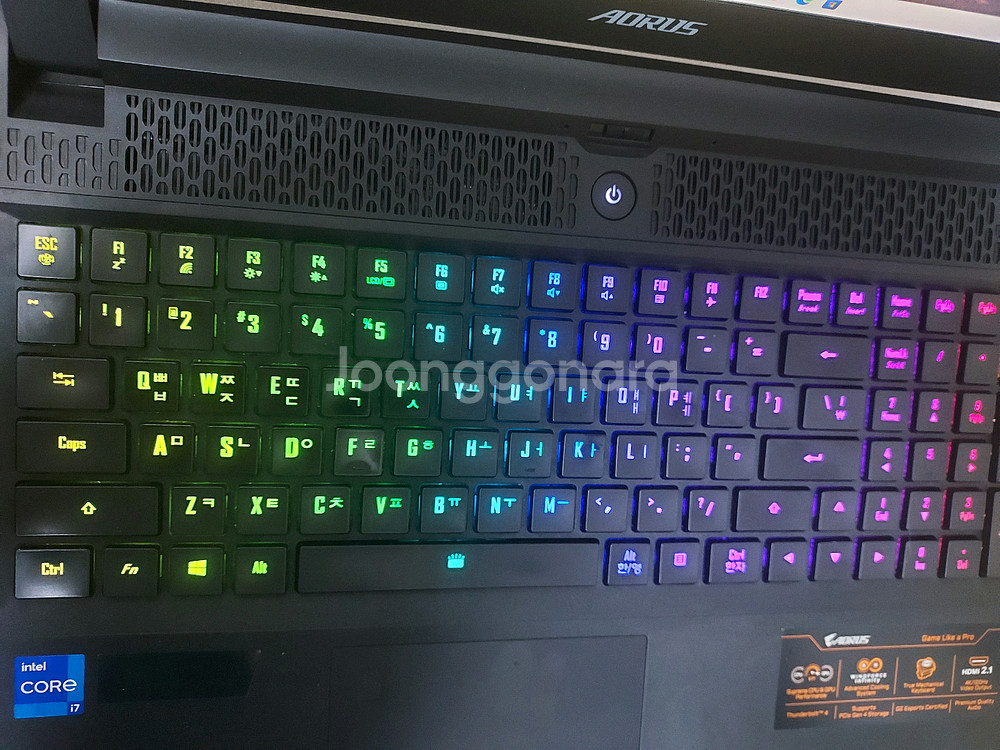 17.3인치 어로스 게이밍 노트북 RTX3080--1