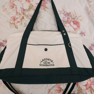 스타벅스 라코스테 더플백