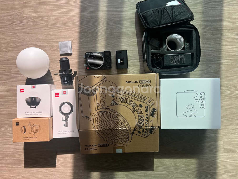 지윤 모루스 X100콤보 조명 세트--0