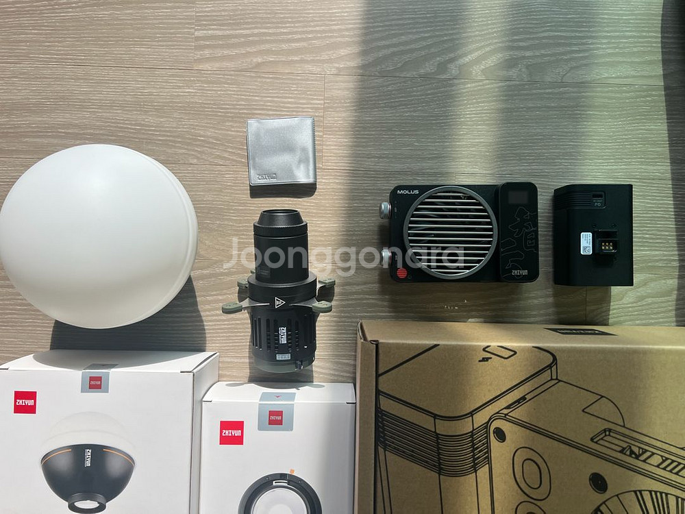지윤 모루스 X100콤보 조명 세트--1