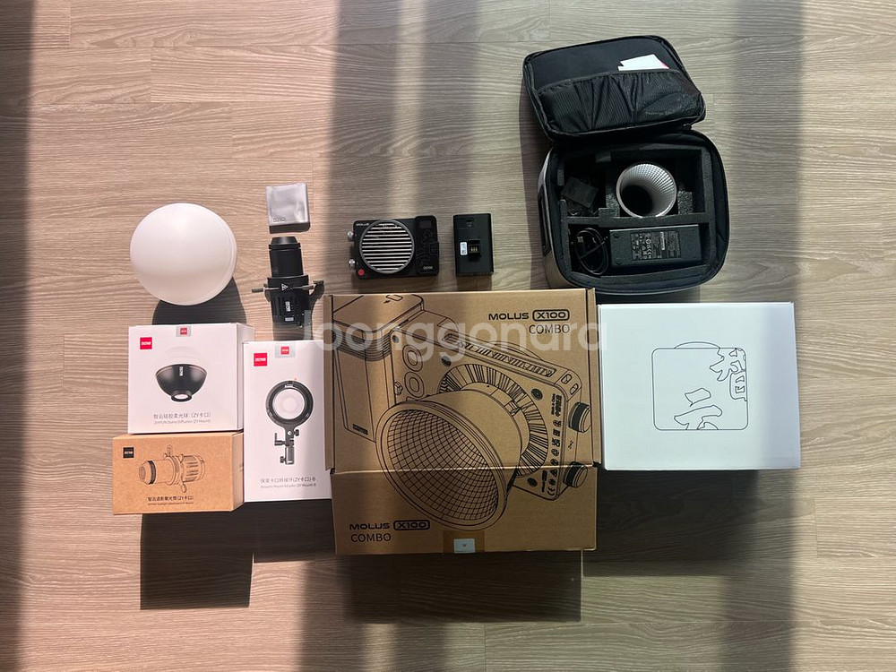 지윤 모루스 X100콤보 조명 세트--3