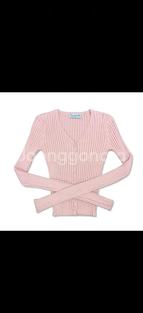 페일제이드 맥가디건 연핑크, 스카이블루--1