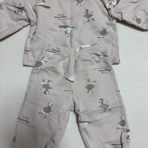 90사이즈 슈슈앤크라 블루독 여아 상하복세트