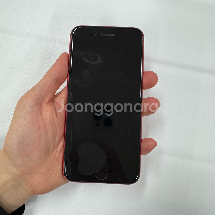 상태최상급 아이폰SE2 64기가 레드 공기계중고폰알뜰폰서브폰세컨폰퀵가능--1