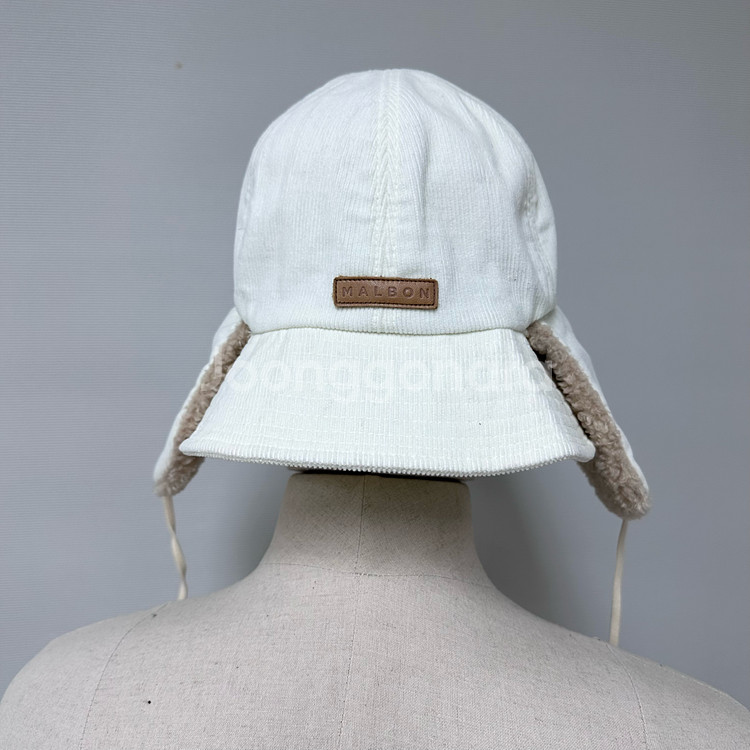 MALBON 말본골프 코듀로이 보아 귀달이 버킷햇 모자 56cm--3
