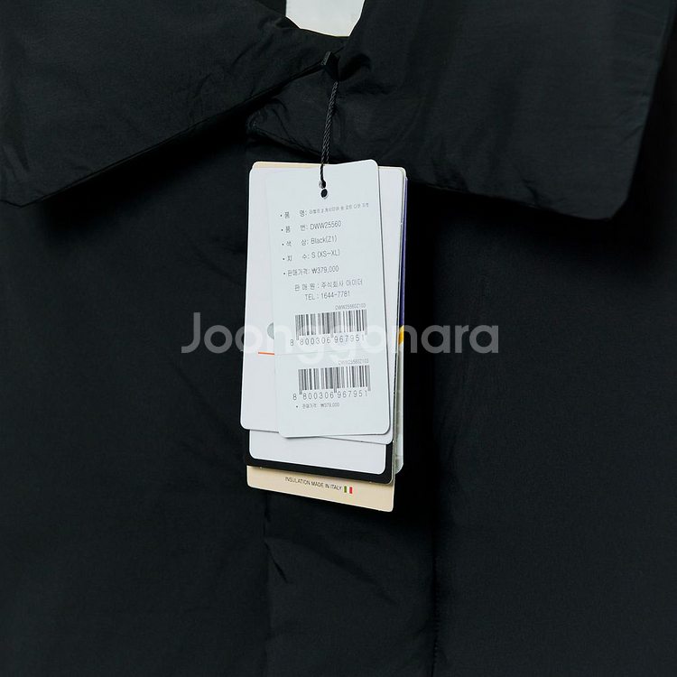 (새상품) 아이더 라벨르 여성 캐시미어 숏 코트 다운 자켓 숏패딩 블랙 S--5