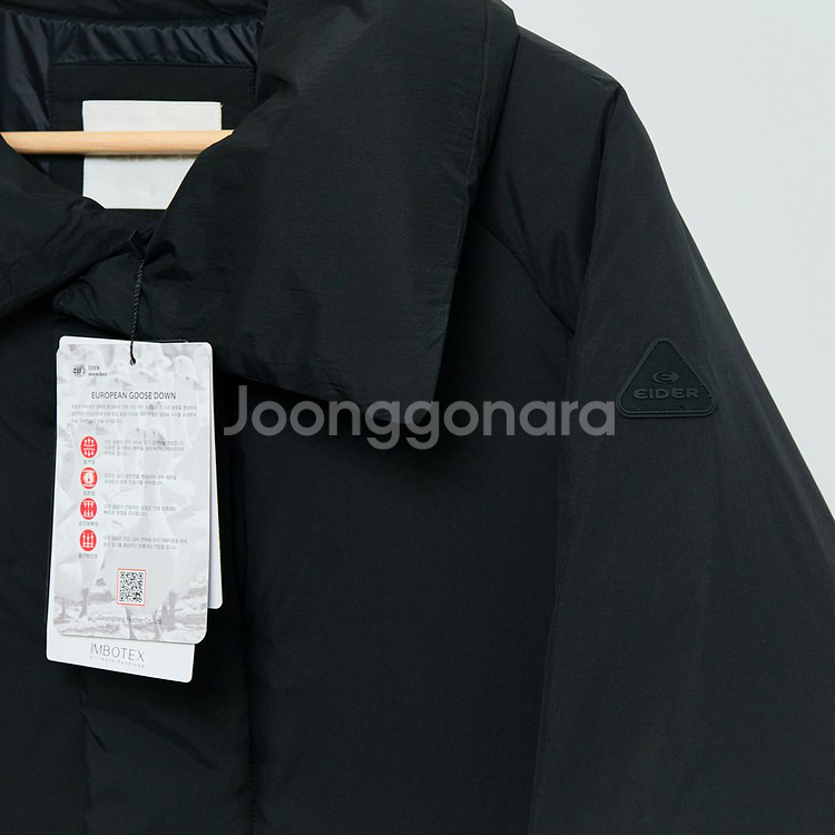 (새상품) 아이더 라벨르 여성 캐시미어 숏 코트 다운 자켓 숏패딩 블랙 S--4