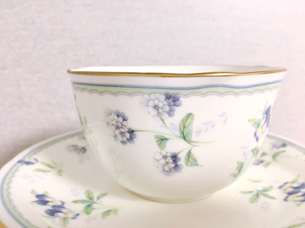 [1조 가격]단종 빈티지 노리다케 바이올렛 송 찻잔 겸 커피잔--3