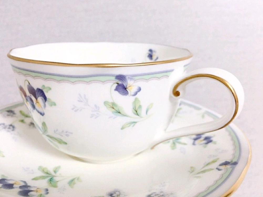 [1조 가격]단종 빈티지 노리다케 바이올렛 송 찻잔 겸 커피잔--2