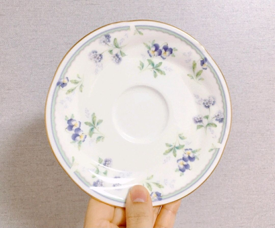 [1조 가격]단종 빈티지 노리다케 바이올렛 송 찻잔 겸 커피잔--4