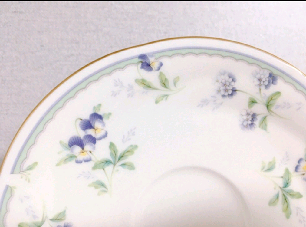 [1조 가격]단종 빈티지 노리다케 바이올렛 송 찻잔 겸 커피잔--5