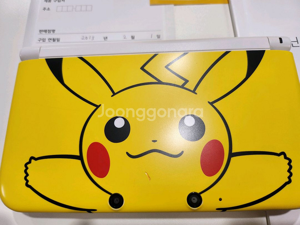 닌텐도 3DS XL포켓몬 피카츄 에디션 풀박스--3