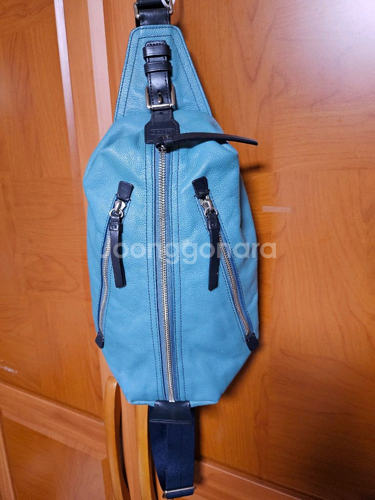 코치 가죽 슬링백--0