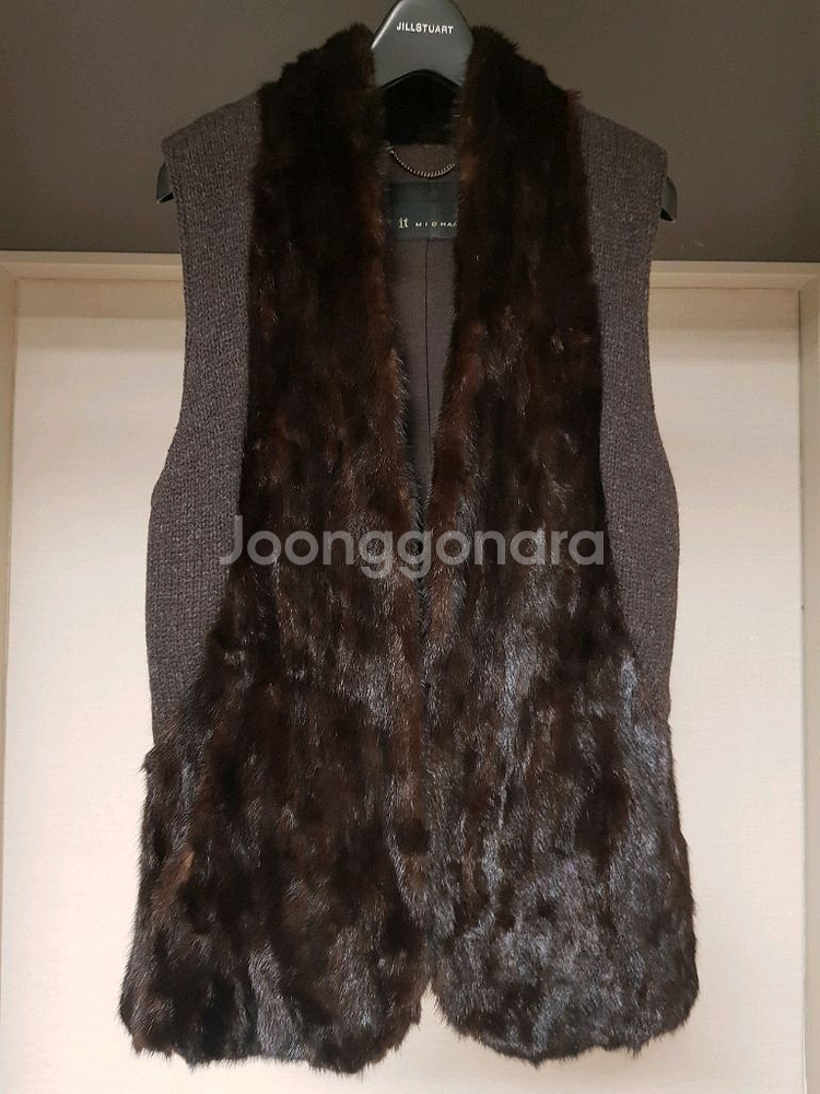 잇미샤 캐시미어 밍크 베스트--0