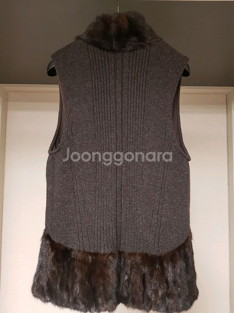 잇미샤 캐시미어 밍크 베스트--1