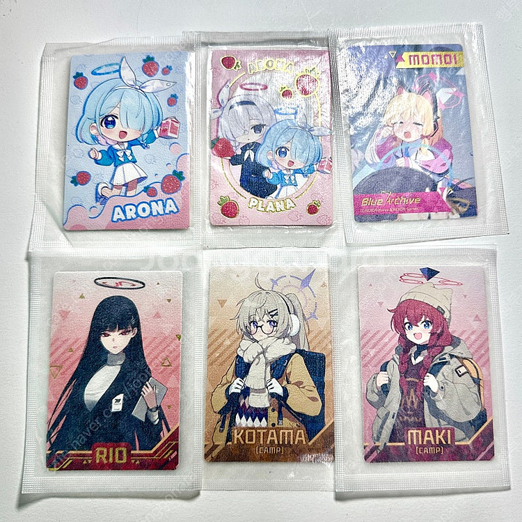 블루아카이브 띠부씰 GS25 콜라보 포토카드 콜렉터--2