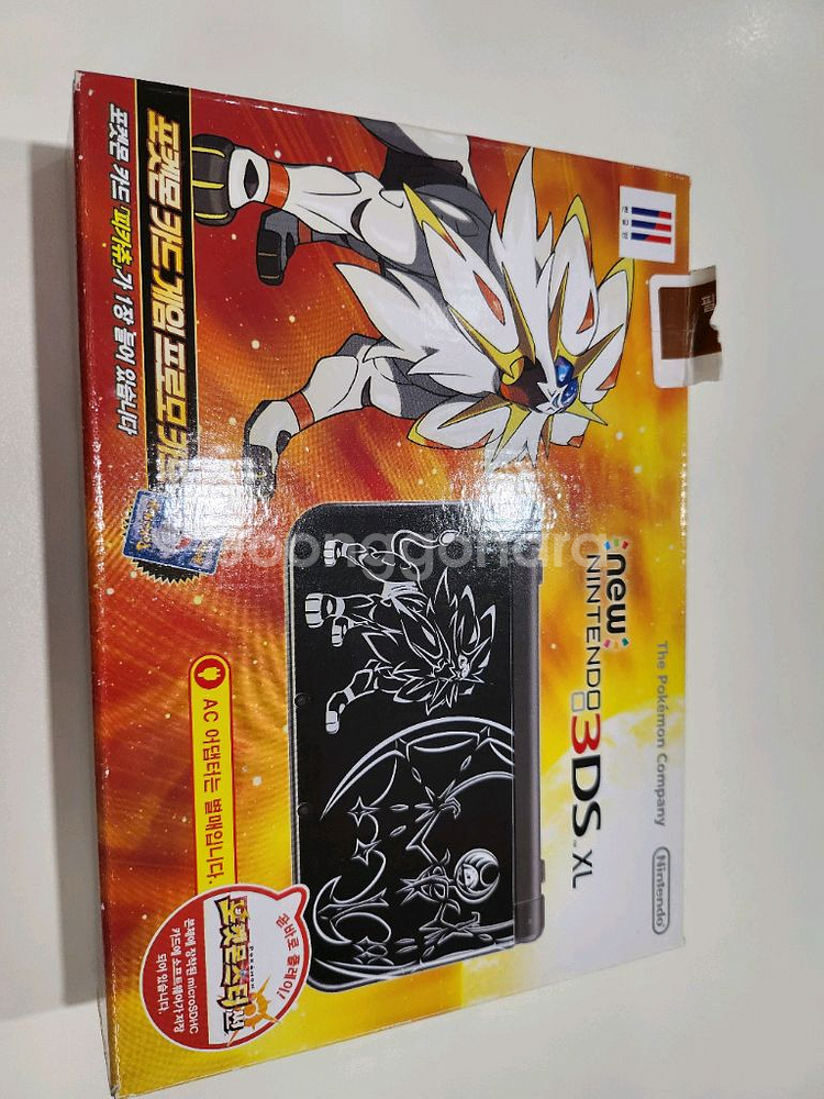 닌텐도 포켓몬 New 3DS XL 포켓몬썬 한정판 + 피카츄한정 카드--1