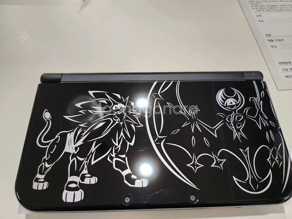 닌텐도 포켓몬 New 3DS XL 포켓몬썬 한정판 + 피카츄한정 카드--3