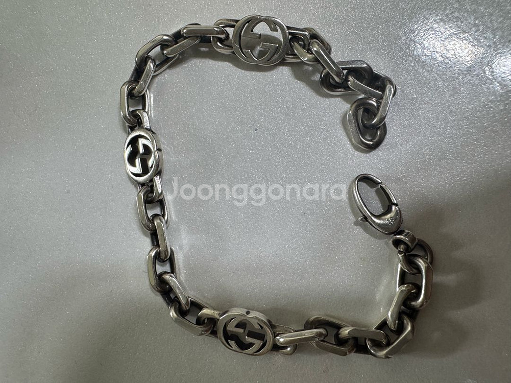 구찌 인터로킹 G 팔지--3