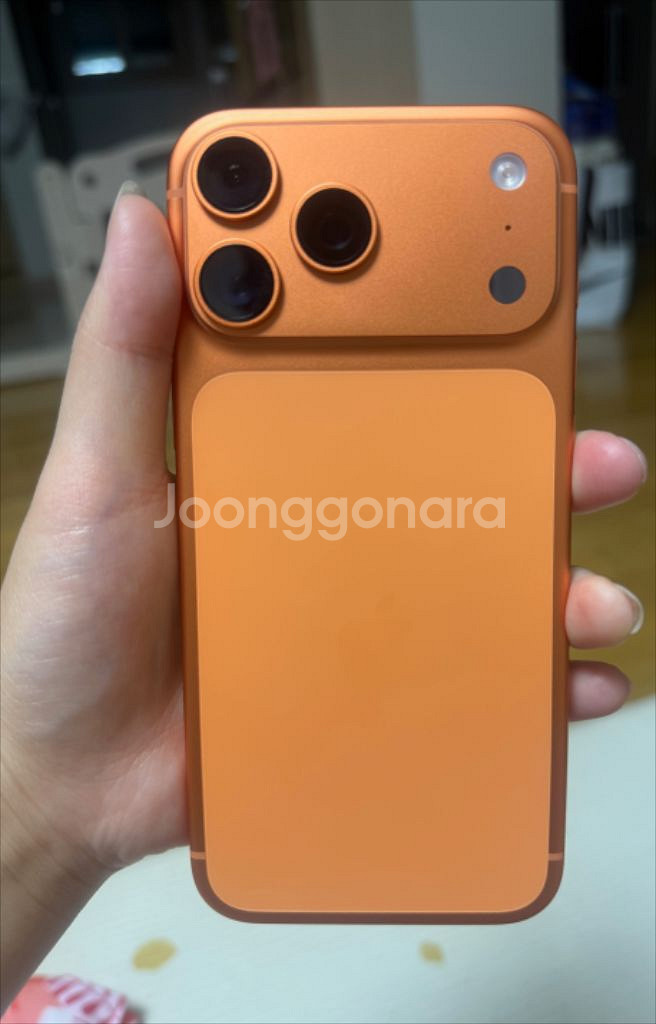 자급제)아이폰 17프로맥스 512GB 코스믹 오렌지색상--0