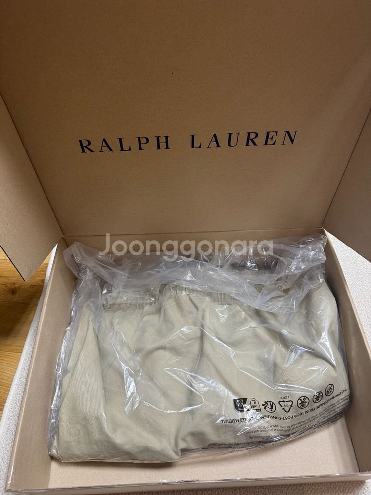 폴로 랄프로렌 빅자켓 베이지 XL--12