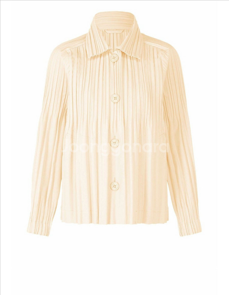 플리츠플리즈 스무스 숏 코트--0