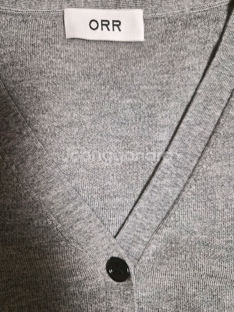 오르 울 가디건 M사이즈 그레이--8