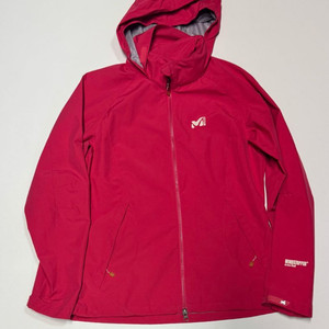 여성 밀레 윈드스토퍼 등산 후드 바람막이 M 핑크