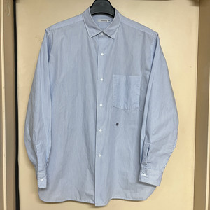 [M] 나나미카 윈드셔츠 블루 스트라이프 nanamica