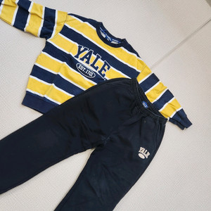 130 140 YALE 예일 상하복 셋업