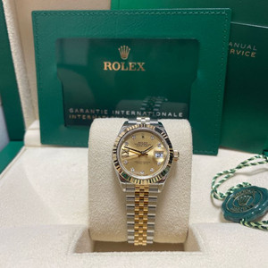 로렉스 신형 데이저스트 샴페인 별다이아 콤비 28mm