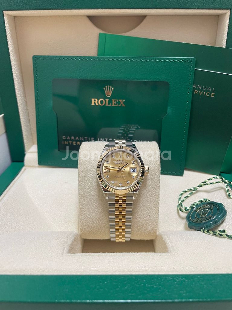 로렉스 신형 데이저스트 샴페인 별다이아 콤비 28mm--5