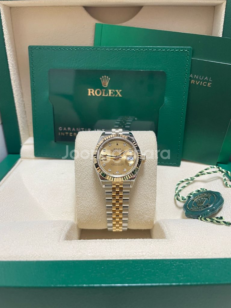 로렉스 신형 데이저스트 샴페인 별다이아 콤비 28mm--6